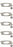 5 Pack Genuine Briggs & Stratton 692081 Air Cleaner Gasket Replaces 805655