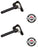 2 Pack Genuine Briggs & Stratton 696565 Throttle Shaft OEM
