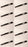 10 PK OEM Briggs & Stratton 7019795BZYP Hi Lift Blade Fits Simplicity Snapper