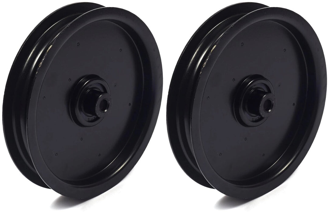 2 Pack Genuine Briggs & Stratton 7035789YP Idler Pulley 5.5" OD OEM