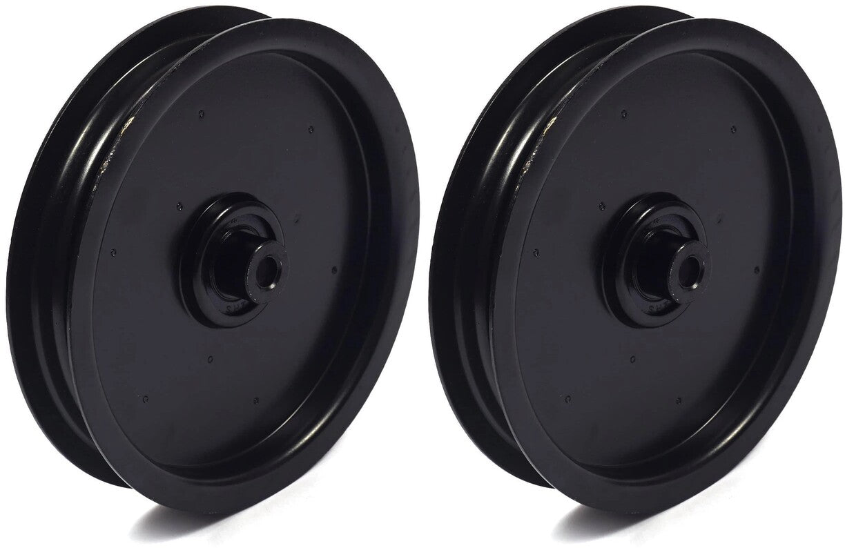 2 Pack Genuine Briggs & Stratton 7035789YP Idler Pulley 5.5" OD OEM