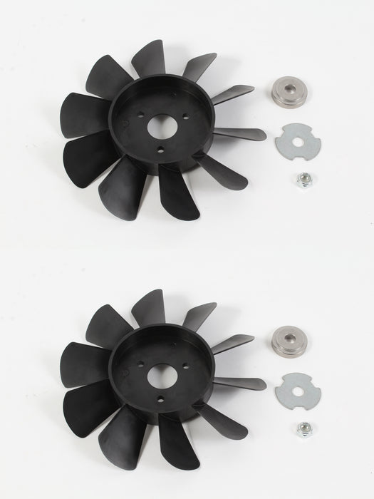 2 Pack Genuine Hydro Gear 70811 7" Fan & Hub ASM OEM