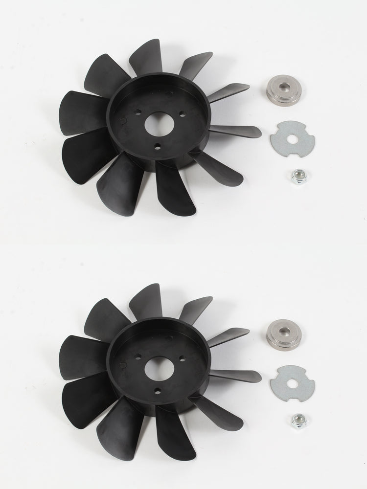 2 Pack Genuine Hydro Gear 70811 7" Fan & Hub ASM OEM