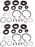 2 Pack Genuine Hydro Gear 70853 Seal & Retaining Ring Kit OEM