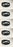 5 PK Genuine Toro 71-9450 Drive V-Belt 20353 20355 20357 21472 133-0575