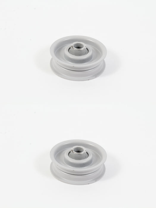 2 Pack Flat Idler Pulley For Simplicity Ferris 1-2124 7012124YP 117414 IF3008A