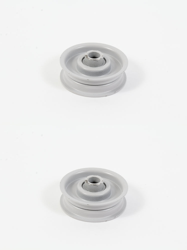 2 Pack Flat Idler Pulley For Simplicity Ferris 1-2124 7012124YP 117414 IF3008A