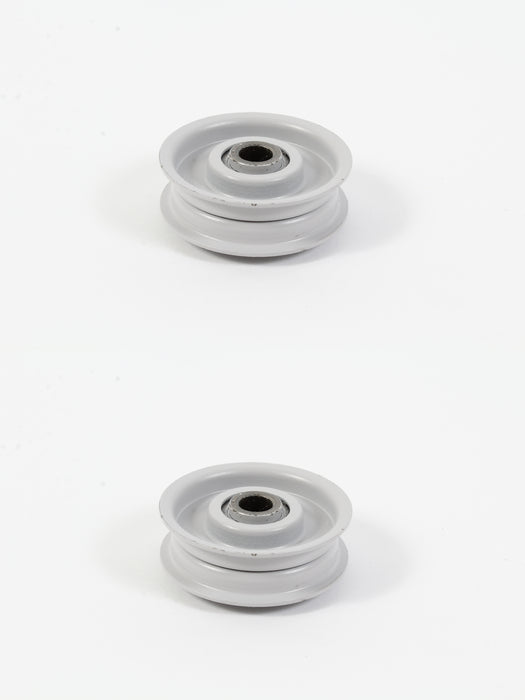 2 Pack Flat Idler Pulley For Simplicity Ferris 1-2124 7012124YP 117414 IF3008A