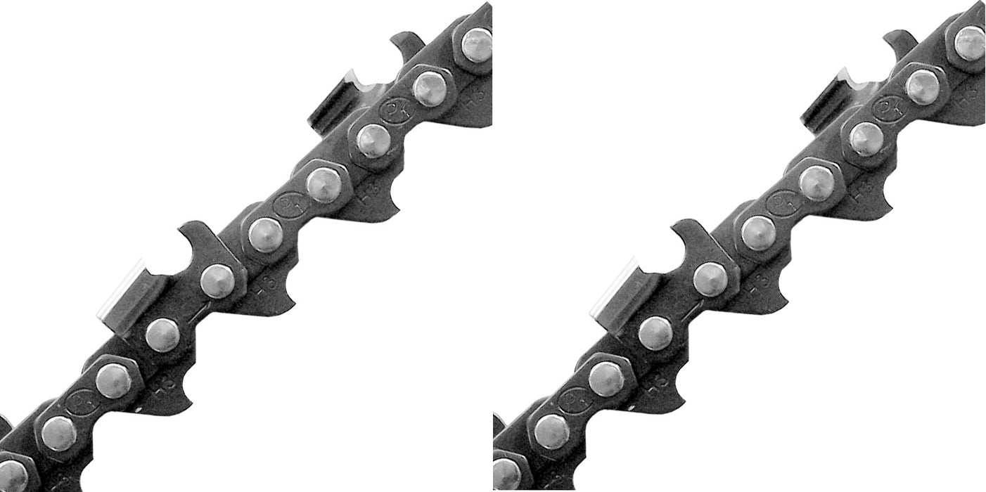 2 Pack Laser 71518 20" 3/8" .050 72 DL Pro-Kut Full Chisel Chainsaw Chain Loop