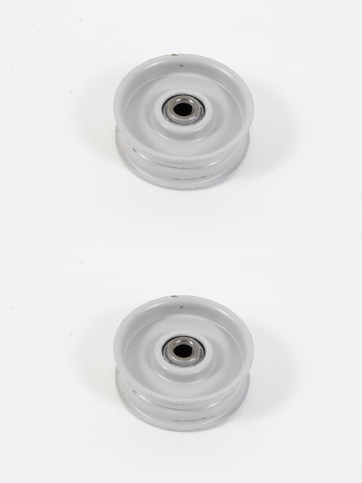 2 Pack Flat Idler Pulley For Snapper 7013850YP Husqvarna 583768601 MTD 756-0137