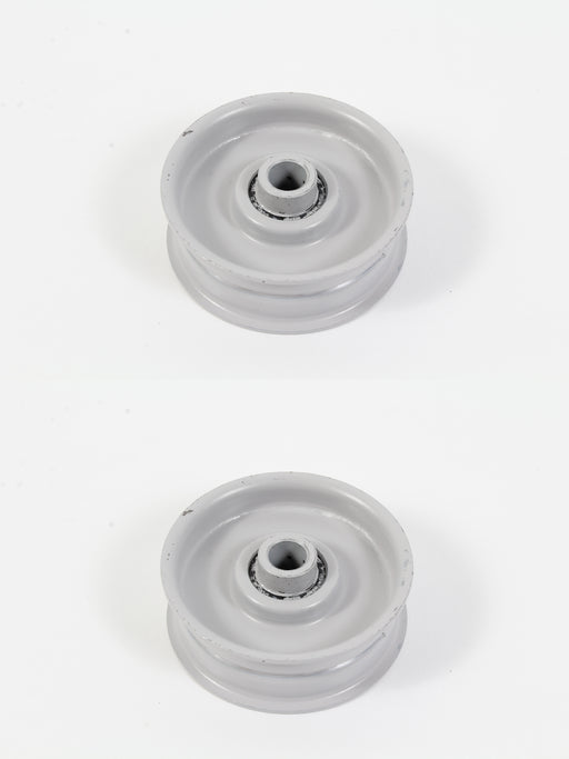 2 Pack Flat Idler Pulley For Snapper 7013850YP Husqvarna 583768601 MTD 756-0137