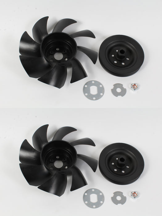 2 Pack Genuine Hydro Gear 71906 Fan & Pulley Kit Set OEM
