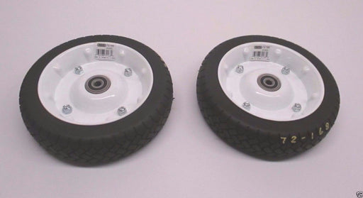 2 Oregon 72-168 8" Steel Wheels For Toro 121-1380 22187 22188 22195 22196 22197