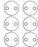 6 PK Carburetor Gasket Kit FIts Honda 16010-883-015 G150 G200 G300 G400