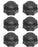 6 PK Fuel Cap Fits Lawnboy 682755 D & F Series