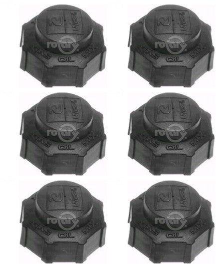 6 PK Fuel Cap Fits Lawnboy 682755 D & F Series