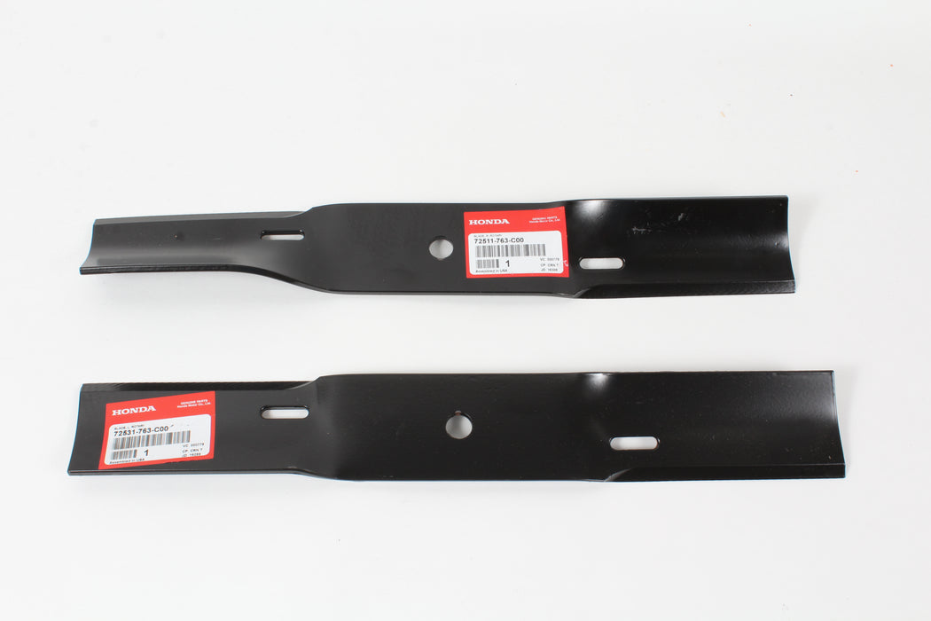 Genuine Honda 72511-763-C00 & 72531-763-C00 Mower Blade Set OEM