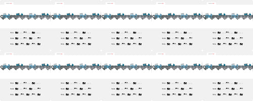 10 Pack Oregon 72CJ072G PowerCut™ Saw Chain 20"