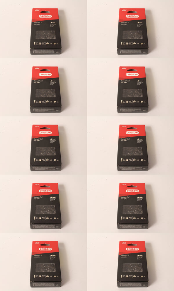 10 PK Oregon 72CJ084G 24" Full Chisel Square Ground Skip Saw Chain 3/8 .050 84DL