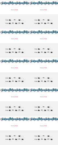 10 Pack Oregon 72EXL091G PowerCut™ Saw Chain 28"