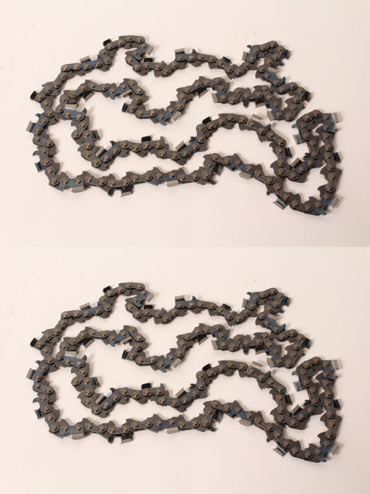 2 PK Shindaiwa 72LPX081X 24" 3/8" .050" 81 DL Saw Chain Loop Fits 72LPX81CQ