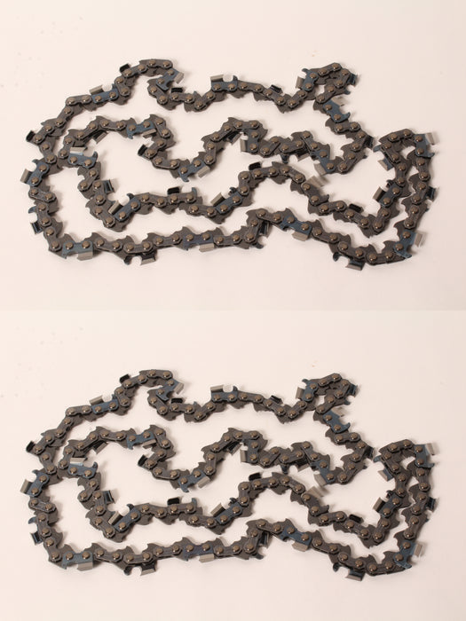 2 PK Shindaiwa 72LPX081X 24" 3/8" .050" 81 DL Saw Chain Loop Fits 72LPX81CQ