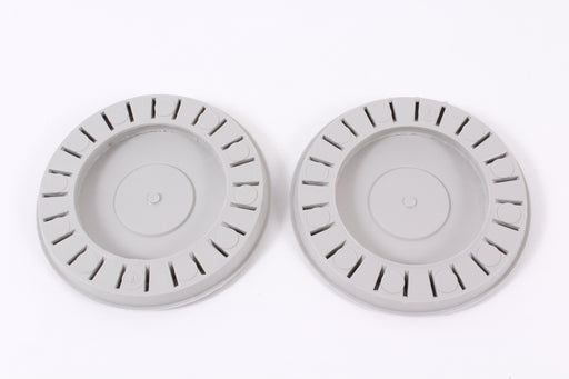 2 Pack MTD 731-0981C Gray Hub Cap Fits Craftsman Huskee Troy Bilt White Yard Man