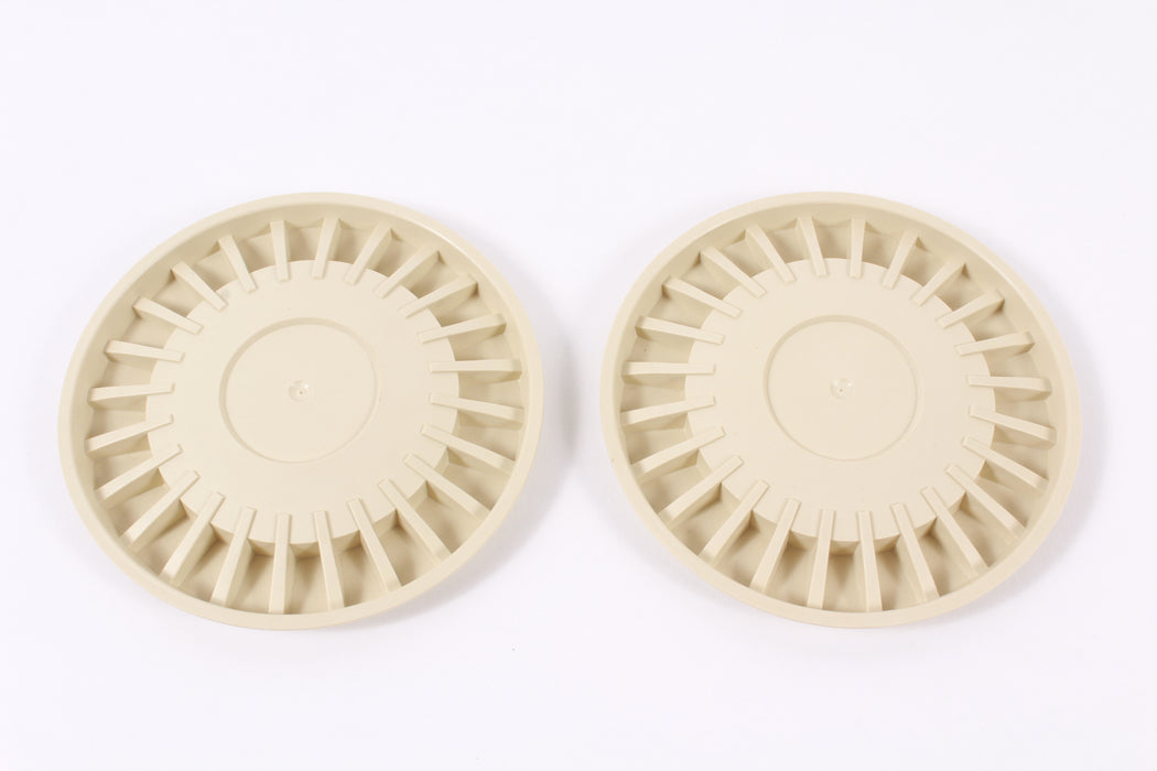 2 Pack Genuine MTD 731-0982C Beige Hub Cap Fits Gold Series White Yard Machines