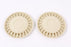 2 Pack Genuine MTD 731-0982C Beige Hub Cap Fits Gold Series White Yard Machines