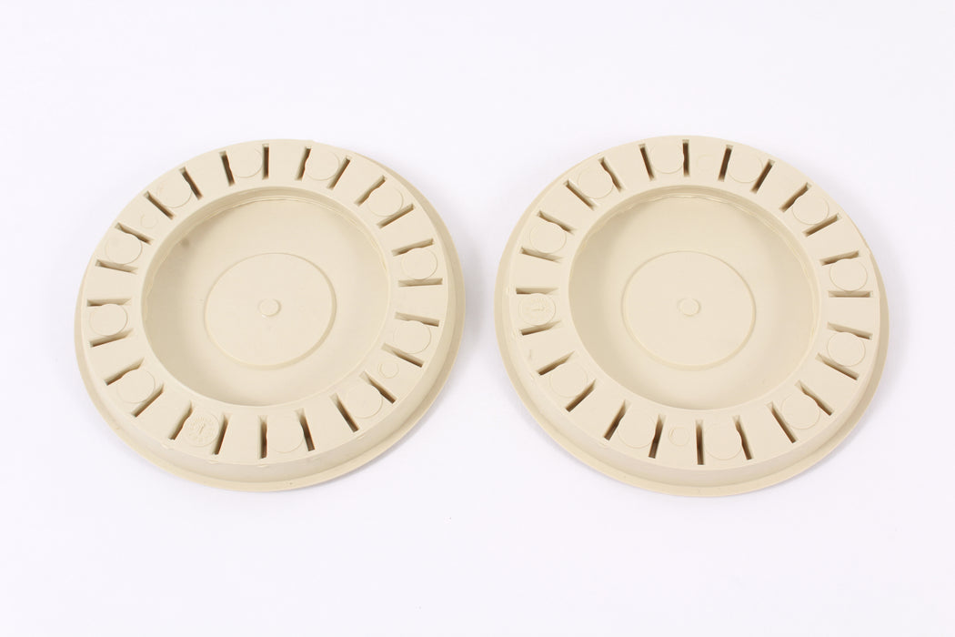 2 Pack Genuine MTD 731-0982C Beige Hub Cap Fits Gold Series White Yard Machines