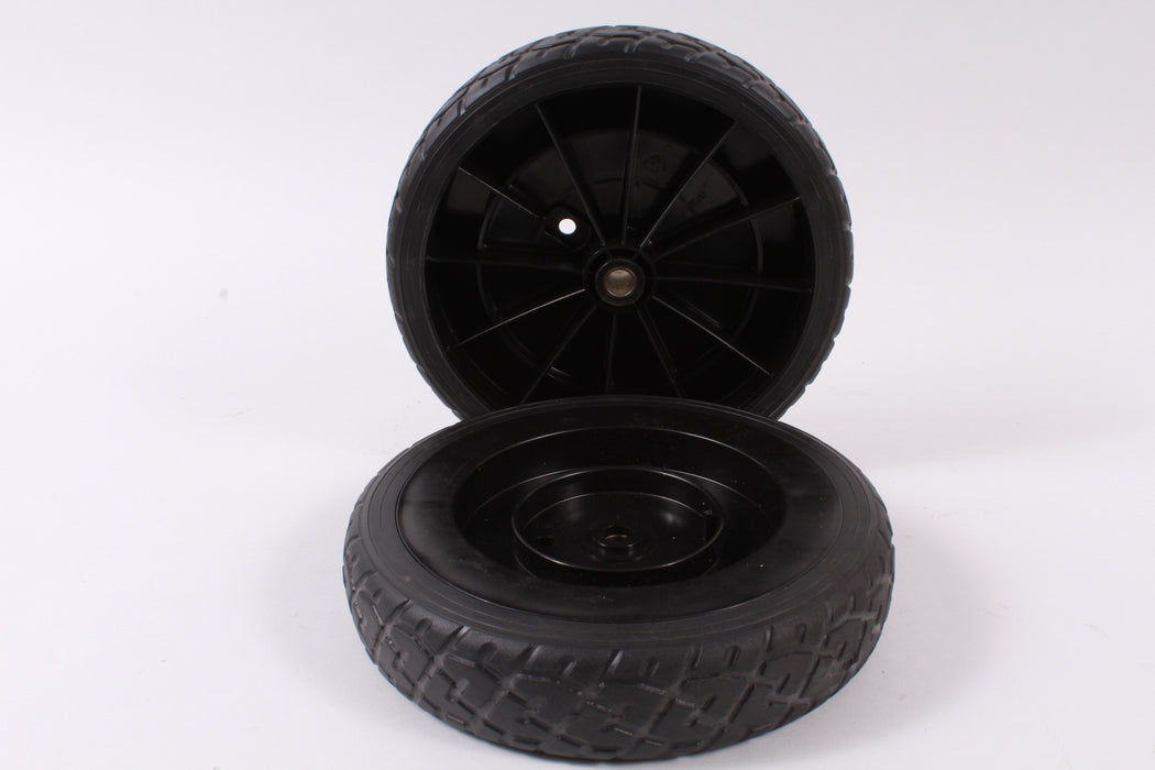 2 Pack Genuine MTD 734-1981A 9" Black Wheel Fits White Yard Machines