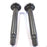 2 Pack Genuine MTD 738-1186A Spindle Shaft For Craftsman Troy-Bilt Yard Machines
