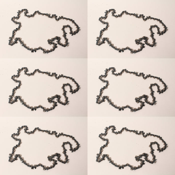 6 PK Genuine Oregon 73EXJ072G 20" PowerCut Pro-Grade Saw Chain 3/8" .058" 72DL