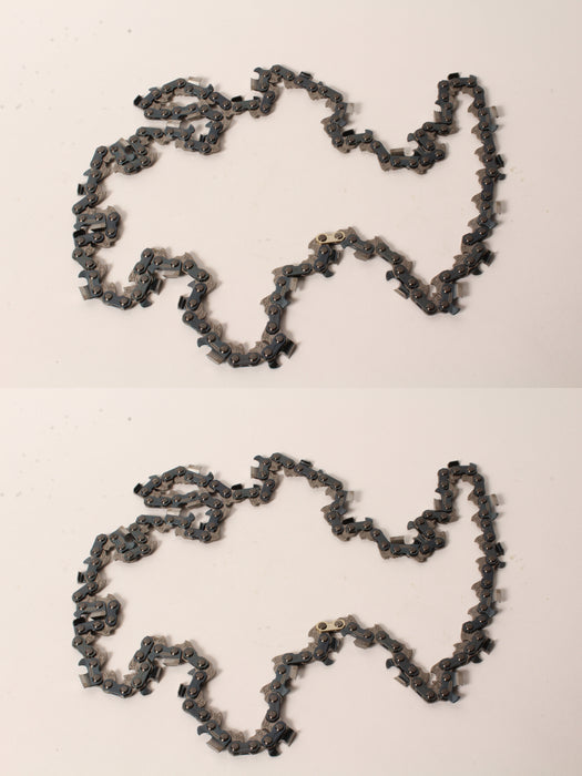 2 PK Genuine Oregon 73EXL068G 18" PowerCut Saw Chain Loop 3/8" .058" 68DL