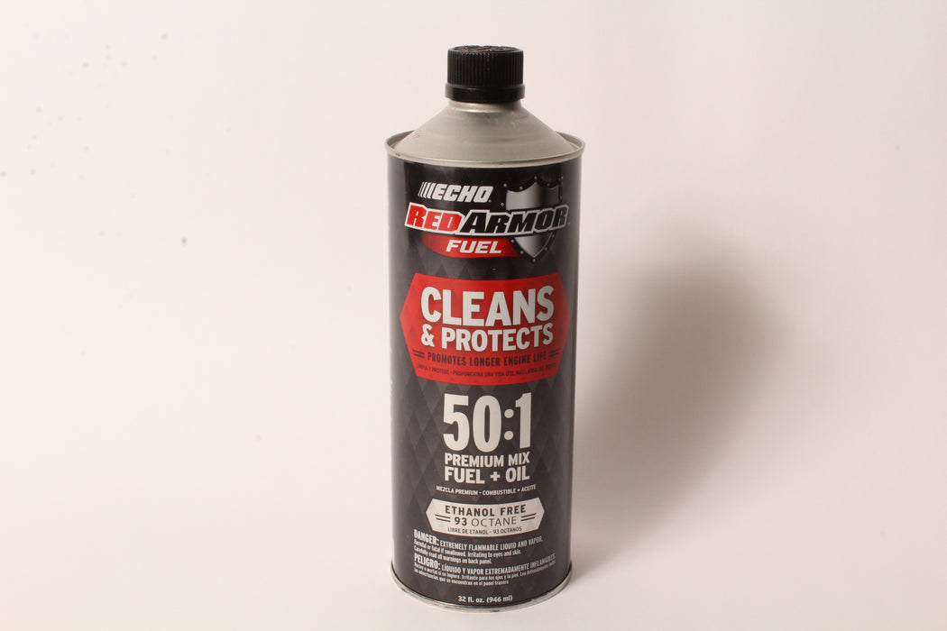 Genuine Echo 7450001 93 Octane Pre-Mixed Ethanol-Free 50:1 Red Armor Fuel