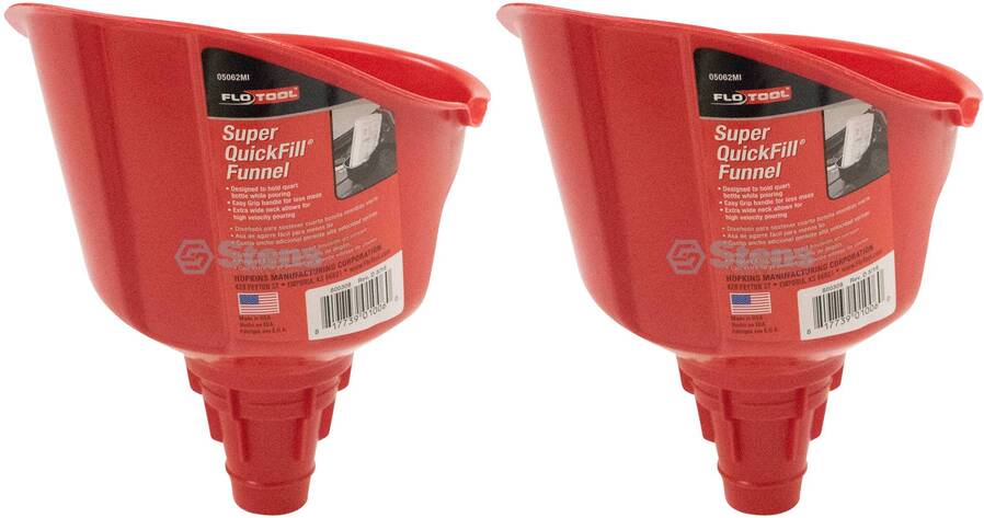 2 PK Stens 750-724 Hand-E Quick Funnel Holds Quart Bottle of Oil