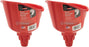 2 PK Stens 750-724 Hand-E Quick Funnel Holds Quart Bottle of Oil