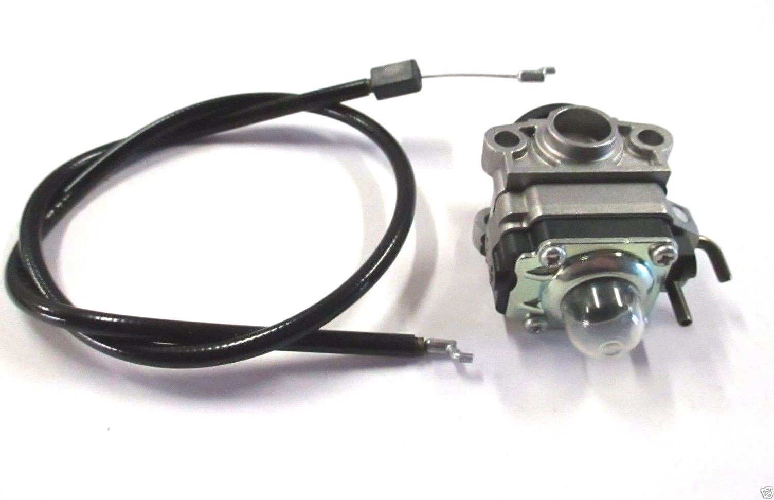 Genuine MTD 753-04296 Carburetor with Throttle Cable Fits Troy-Bilt Ryobi Ryan