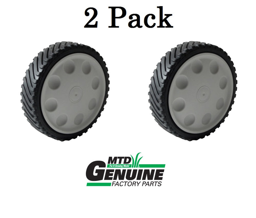 2 Pack Genuine MTD 753-08087 8" x 2" Drive Wheel Fits Troy Bilt