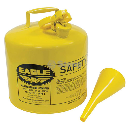 Stens 765-200 Metal Safety Diesel Can Eagle 5 Gallon With Funnel