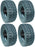 4 PK Carlisle 5110841 Tubeless Turf Saver Tire 18" x 9.50" x 8" 2 PLY 7695