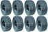 8 PK Carlisle 5110841 Tubeless Turf Saver Tire 18" x 9.50" x 8" 2 PLY 7695