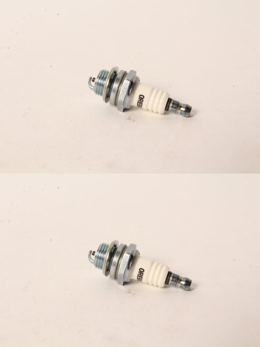 2 PK Oregon 77-307-1 Spark Plug Fits Champion RCJ6Y Bosch WSR5F NGK BPMR7A