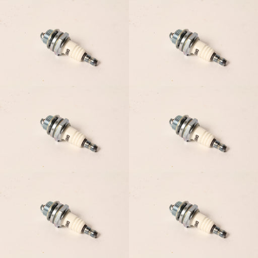 6 PK Oregon 77-307-1 Spark Plug Fits Champion RCJ6Y Bosch WSR5F NGK BPMR7A