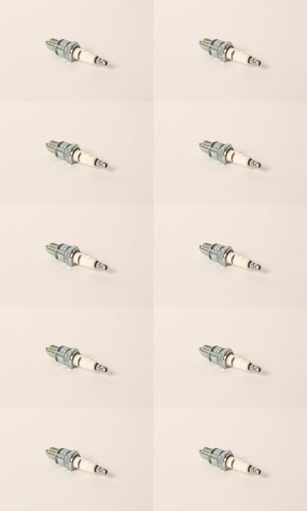 10 PK Oregon 77-312-1 Spark Plug For Champion RN9YC NGK BPR6ES Honda 98079-56846