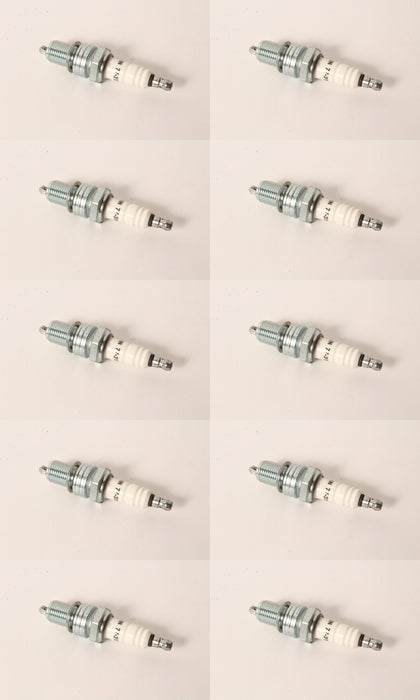 10 PK Oregon 77-312-1 Spark Plug For Champion RN9YC NGK BPR6ES Honda 98079-56846