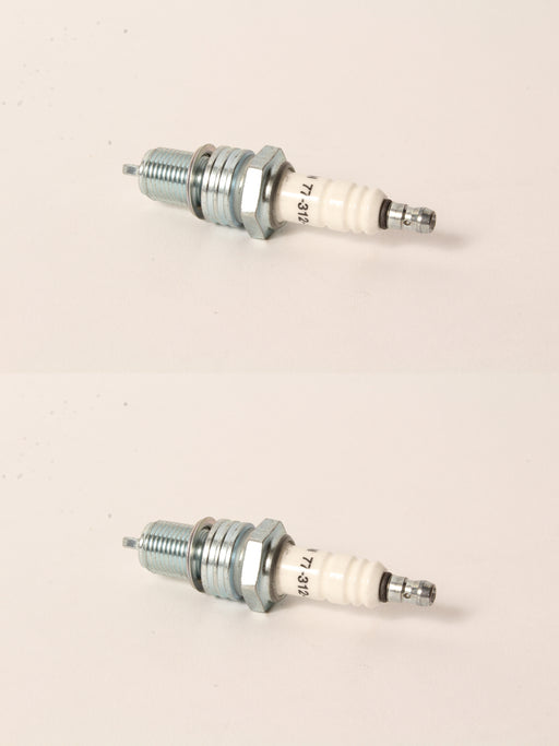 2 PK Oregon 77-312-1 Spark Plug Fits Champion RN9YC NGK BPR6ES Honda 98079-56846