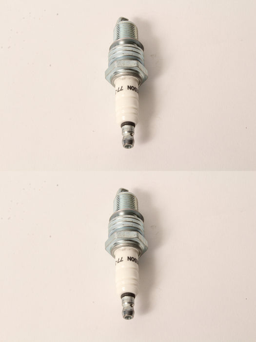 2 PK Oregon 77-312-1 Spark Plug Fits Champion RN9YC NGK BPR6ES Honda 98079-56846