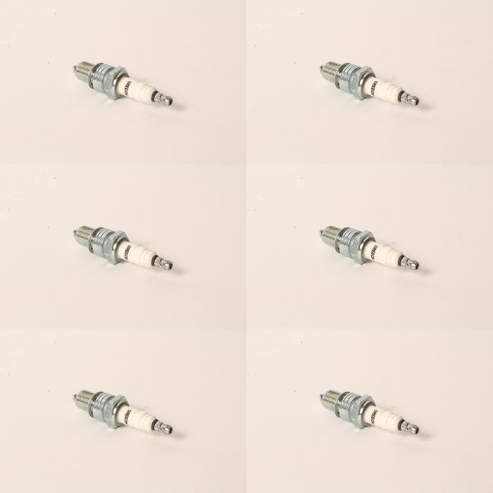 6 PK Oregon 77-312-1 Spark Plug Fits Champion RN9YC NGK BPR6ES Honda 98079-56846