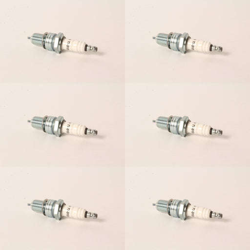 6 PK Oregon 77-312-1 Spark Plug Fits Champion RN9YC NGK BPR6ES Honda 98079-56846